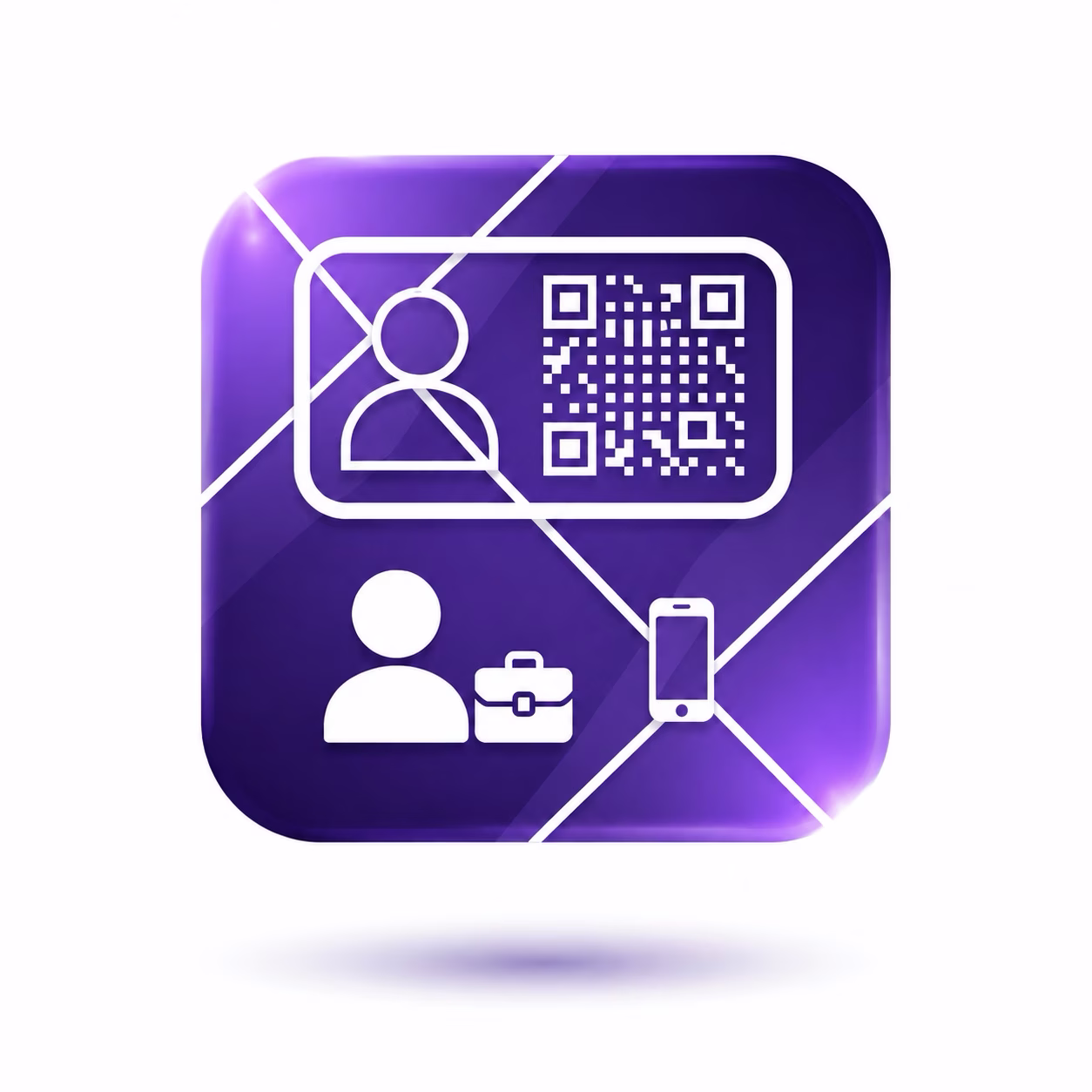 Business Card QR Code icon