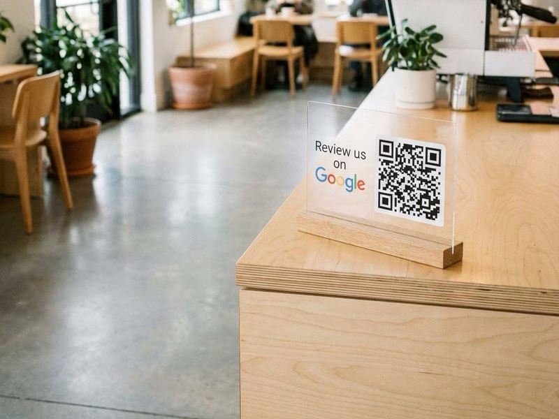 Google Review QR template