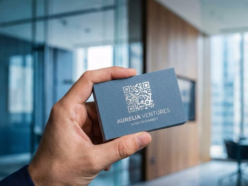 Business Card QR template