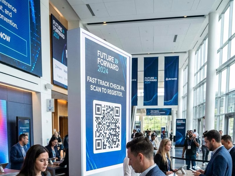 Event Registration QR template